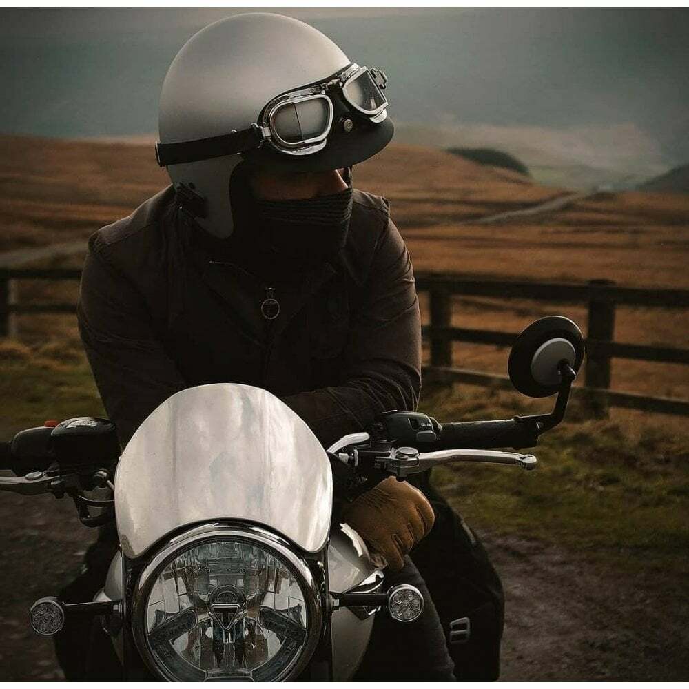 Motone 通用型 金屬 風罩 低款 鏡面銀