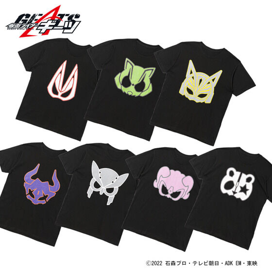 Pbandai 預訂2023/8月 kamen rider geats 矇面超人 假面騎士 黑色Tee 短袖T恤 T-shirt 共7款 M-XL
