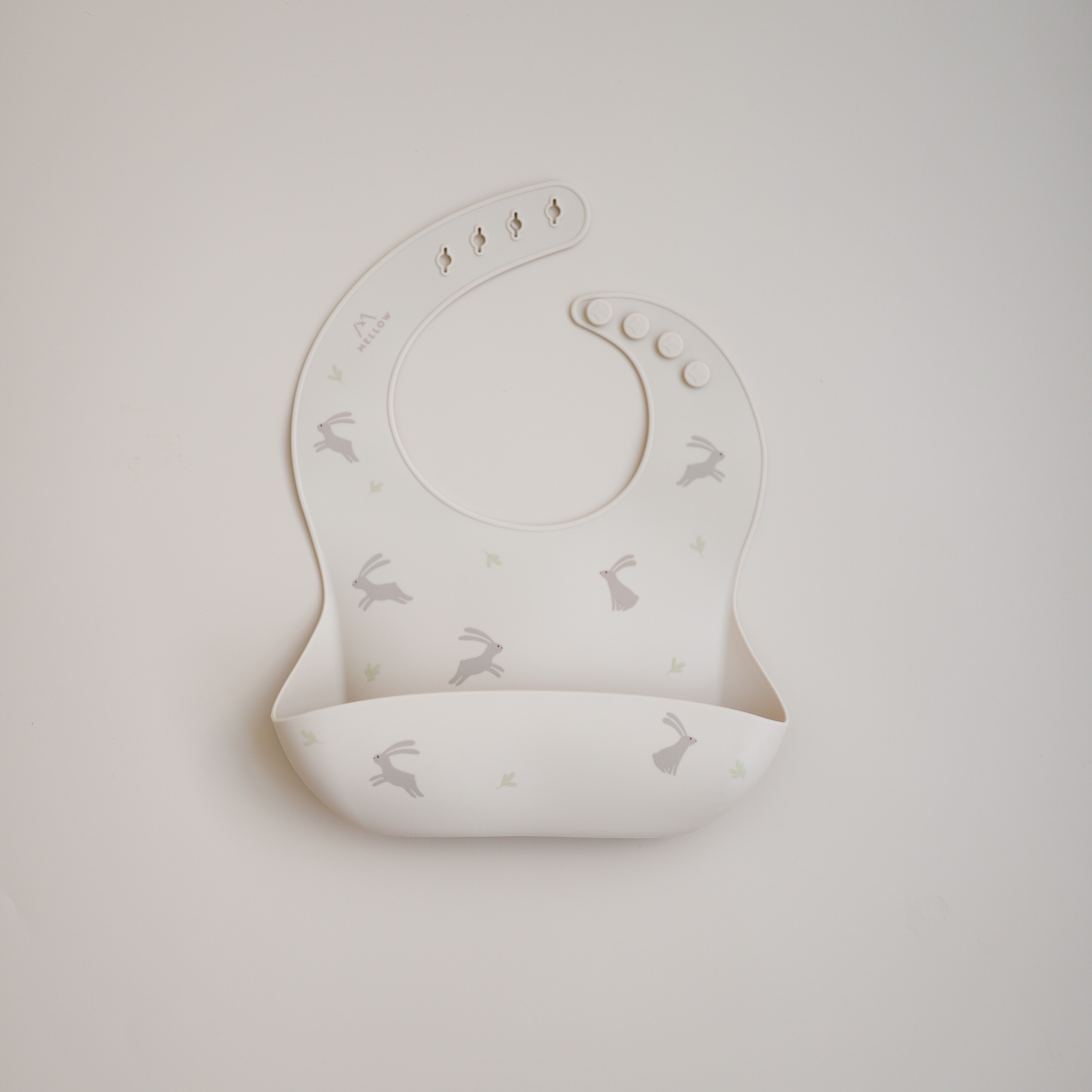 矽膠圍兜 - 兔仔