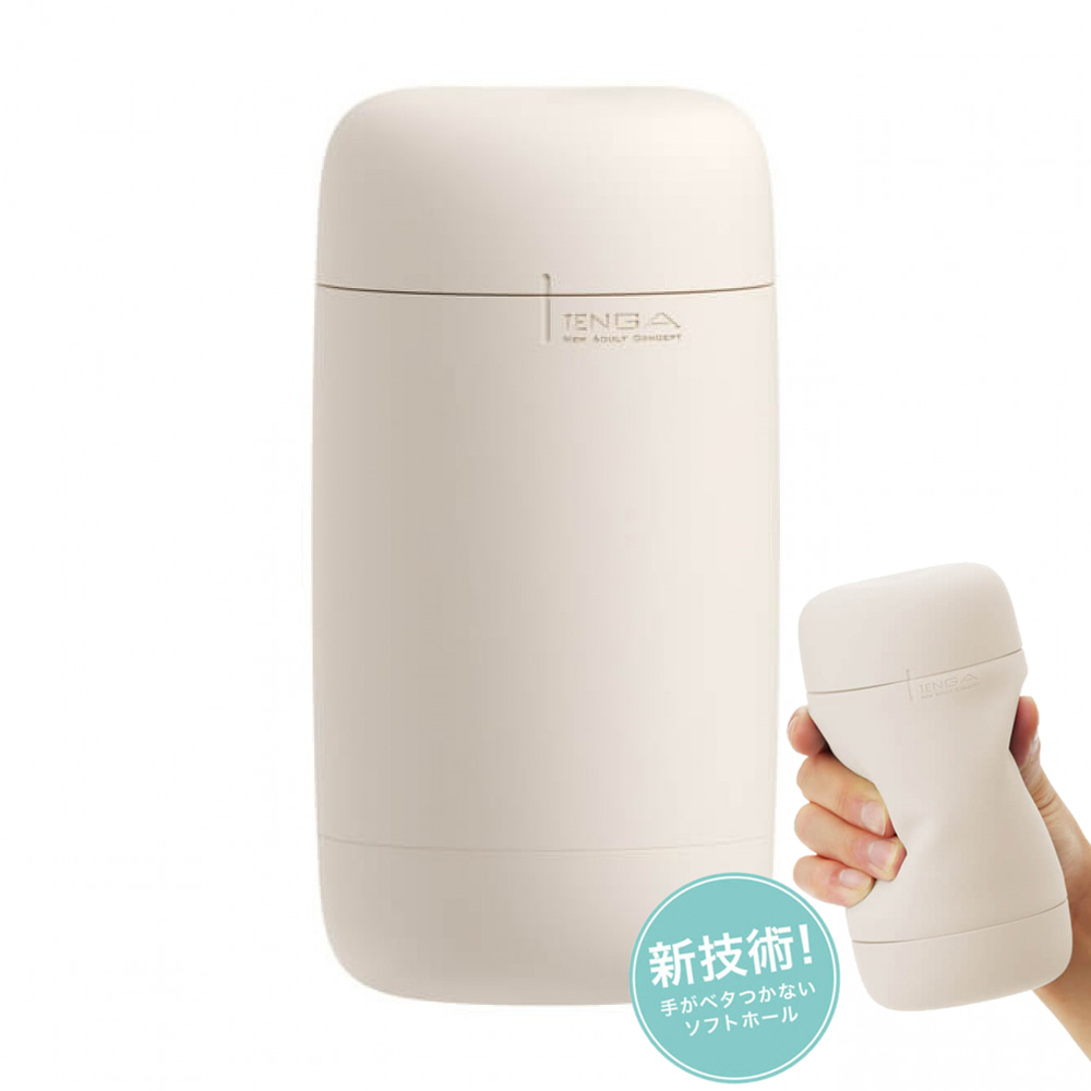 TENGA - Puffy Latte Brown 綿軟飛機杯 拿鐵