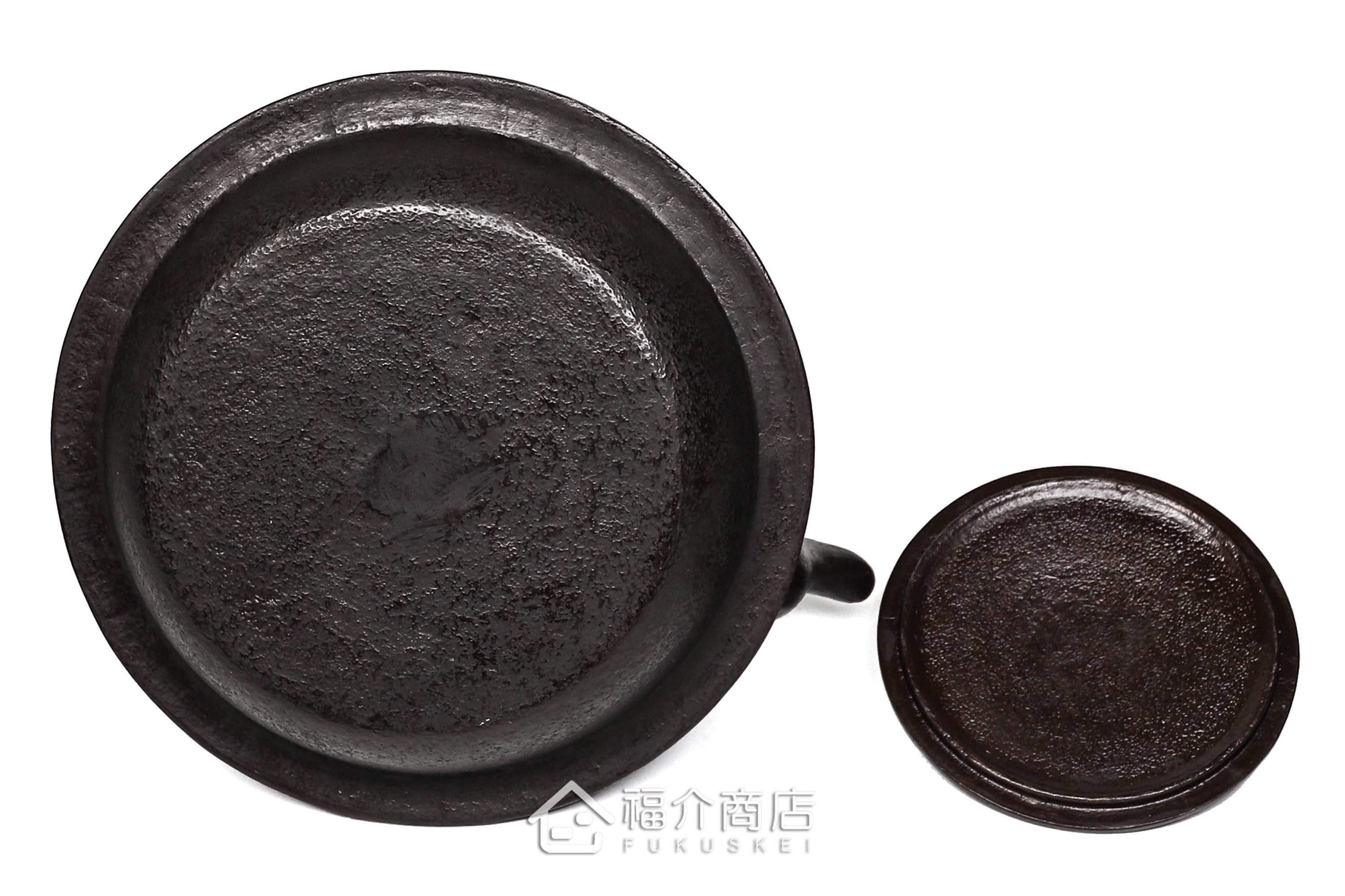 煮水泡茶用的富士型鐵壺