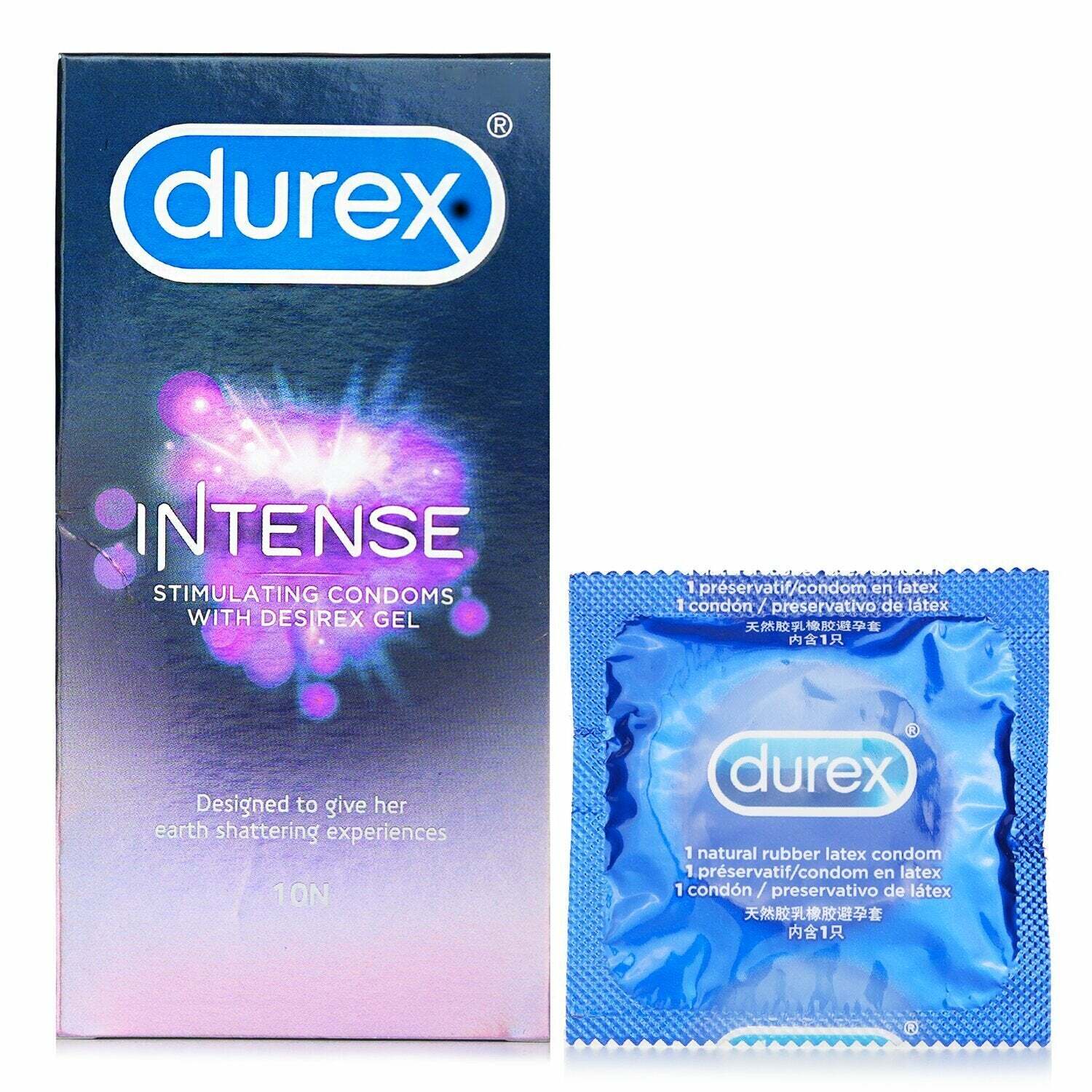 杜蕾斯 Intense 10 片裝 乳膠安全套