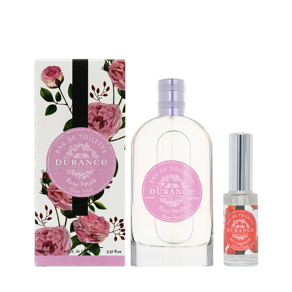 DURANCE朵昂思 買大送小 花漾淡香水100ml-多款任選 贈花漾淡香水(14ml)- 美好罌粟花