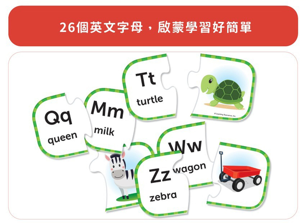 《 美國Learning Resources 》字首單字拼圖卡