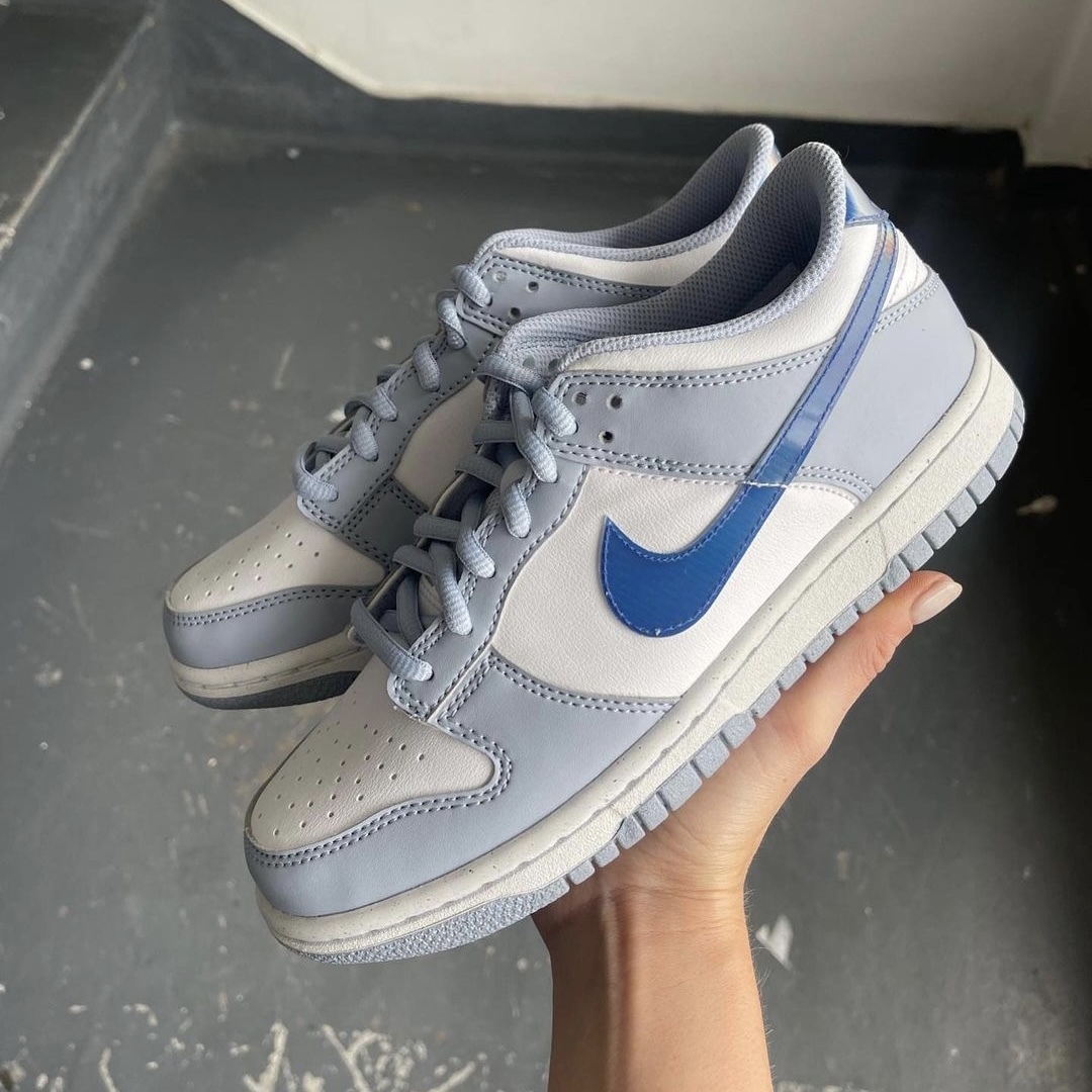 NIKE DUNK LOW 灰藍 藍色精靈 雷射光 大童鞋 FJ4668-400 / 預購