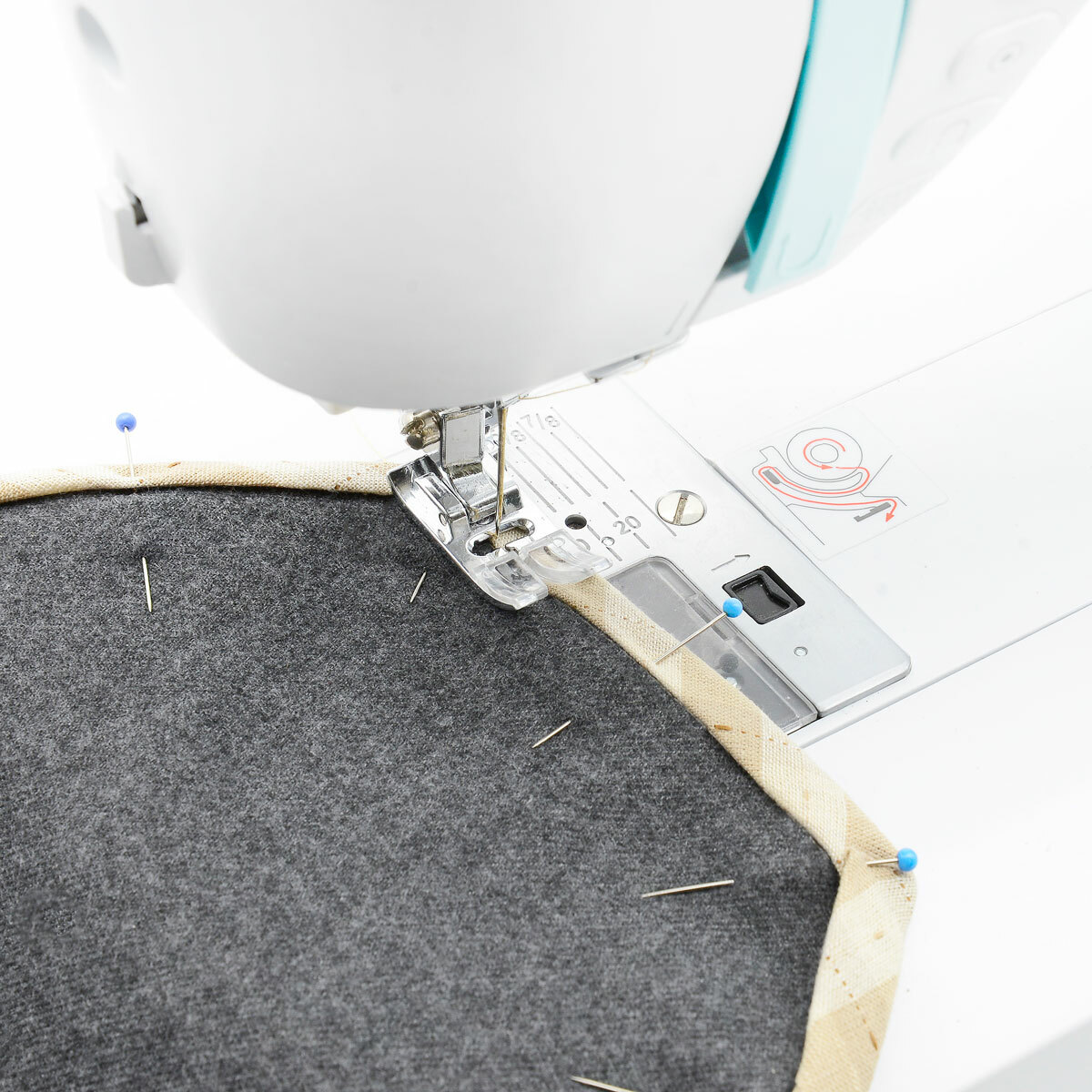 拼布玻璃珠針(可機縫使用)