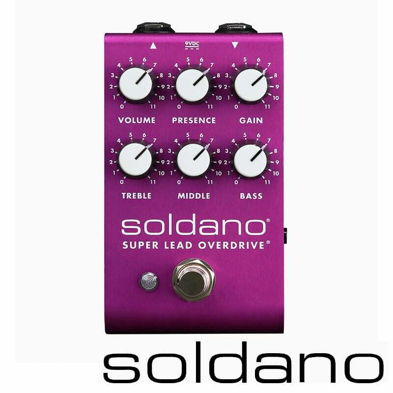 Soldano Super Lead Overdrive SLO Pedal 紫色 電吉他 破音效果器