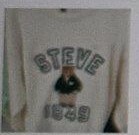 [S] WHO.A.U NAKED BIG STEVE PATCH SWEATSHIRT,CREAM, WHMWC4911U-CREAM (SWAU158)