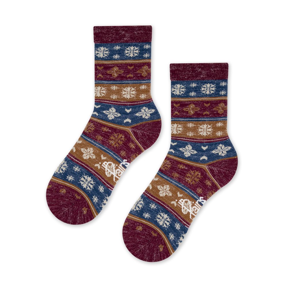 雪花隨風飄・紅棕