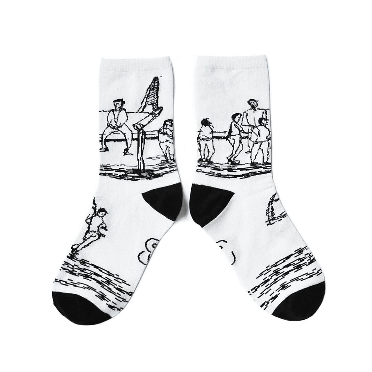 [Empty Cones] Brussels Strangers Casual Socks