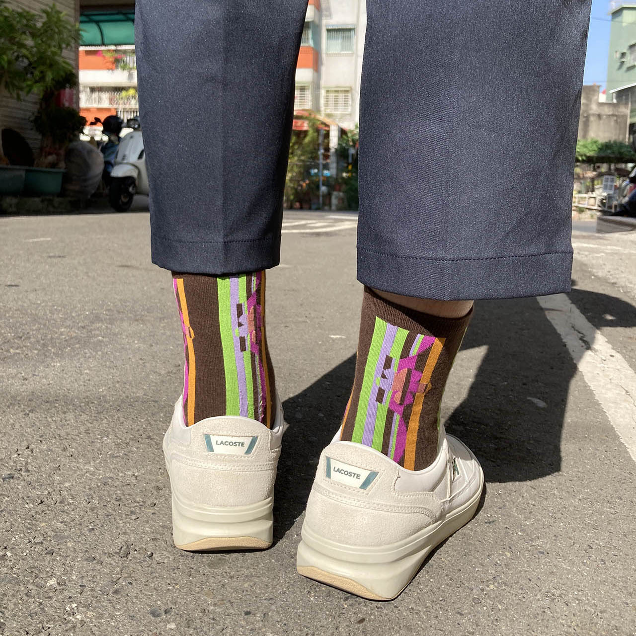 [Empty Cones] Light and Lines Casual Socks