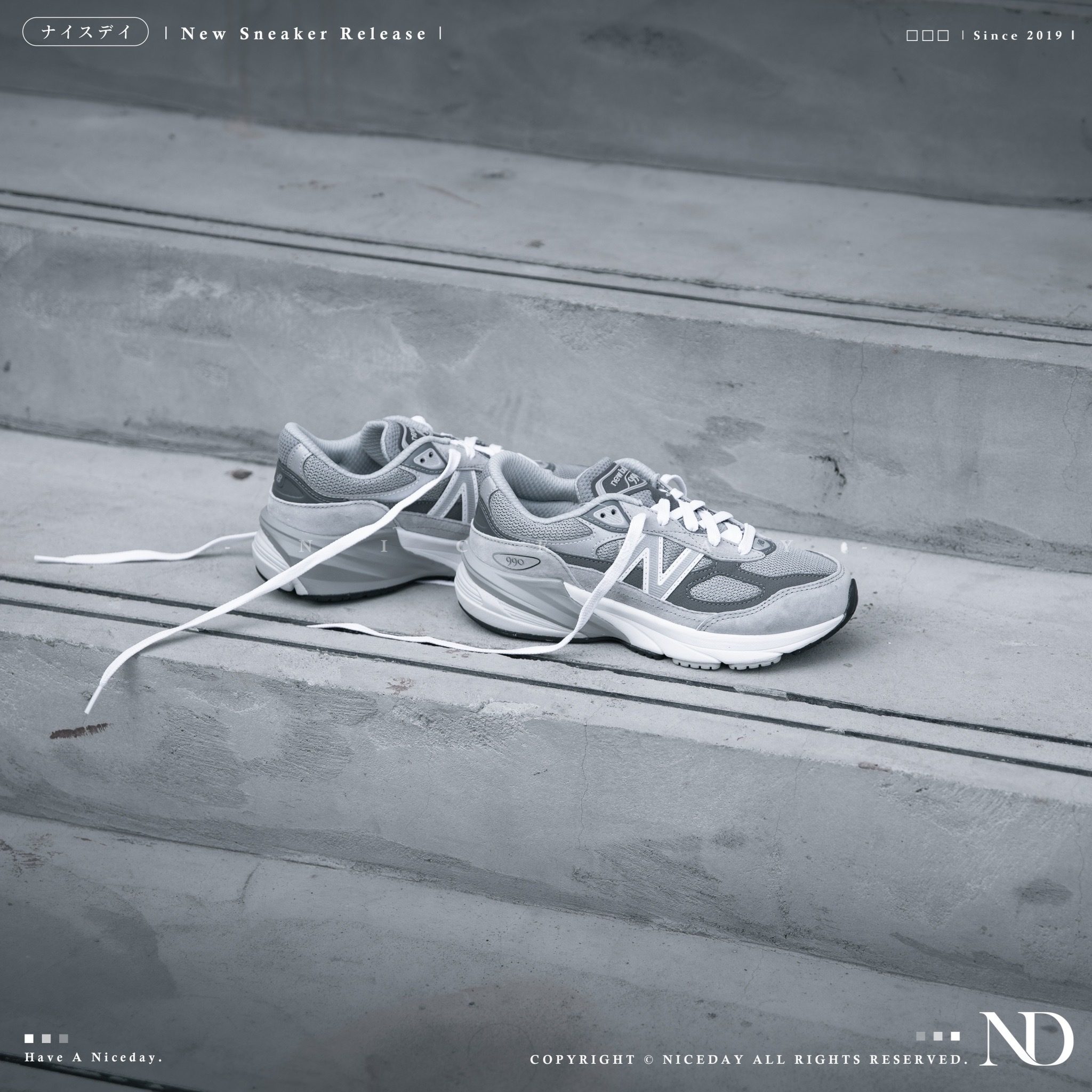 NICEDAY 部分現貨New Balance 990 v6 元祖灰美製男款M990GL6