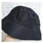 [S] MLB NY BASIC W BUCKET HAT,BLACK, 3AHT6612NK0010-50BKS (SMLB232)