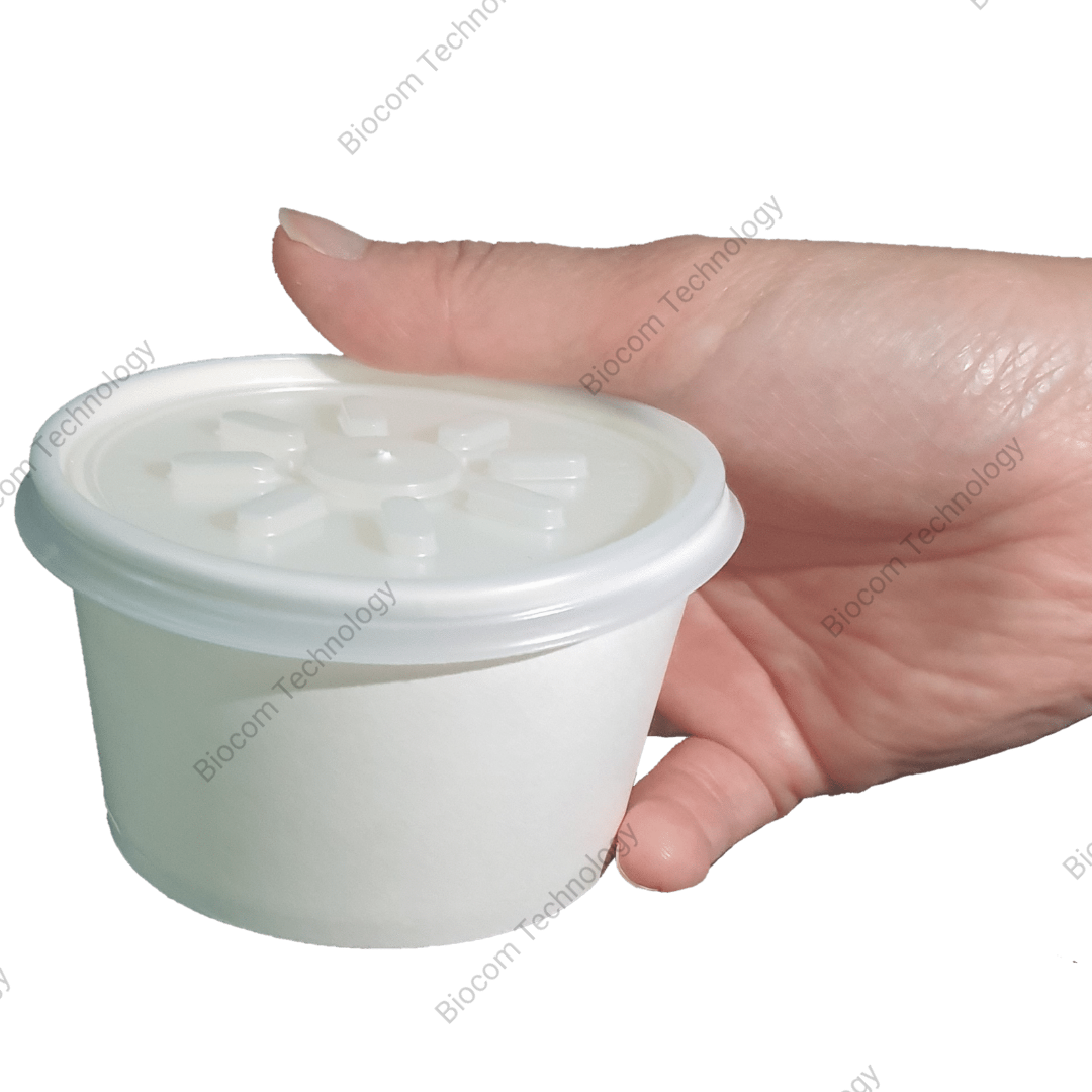 Biodegradable Paper Bowl 150ml With Lid