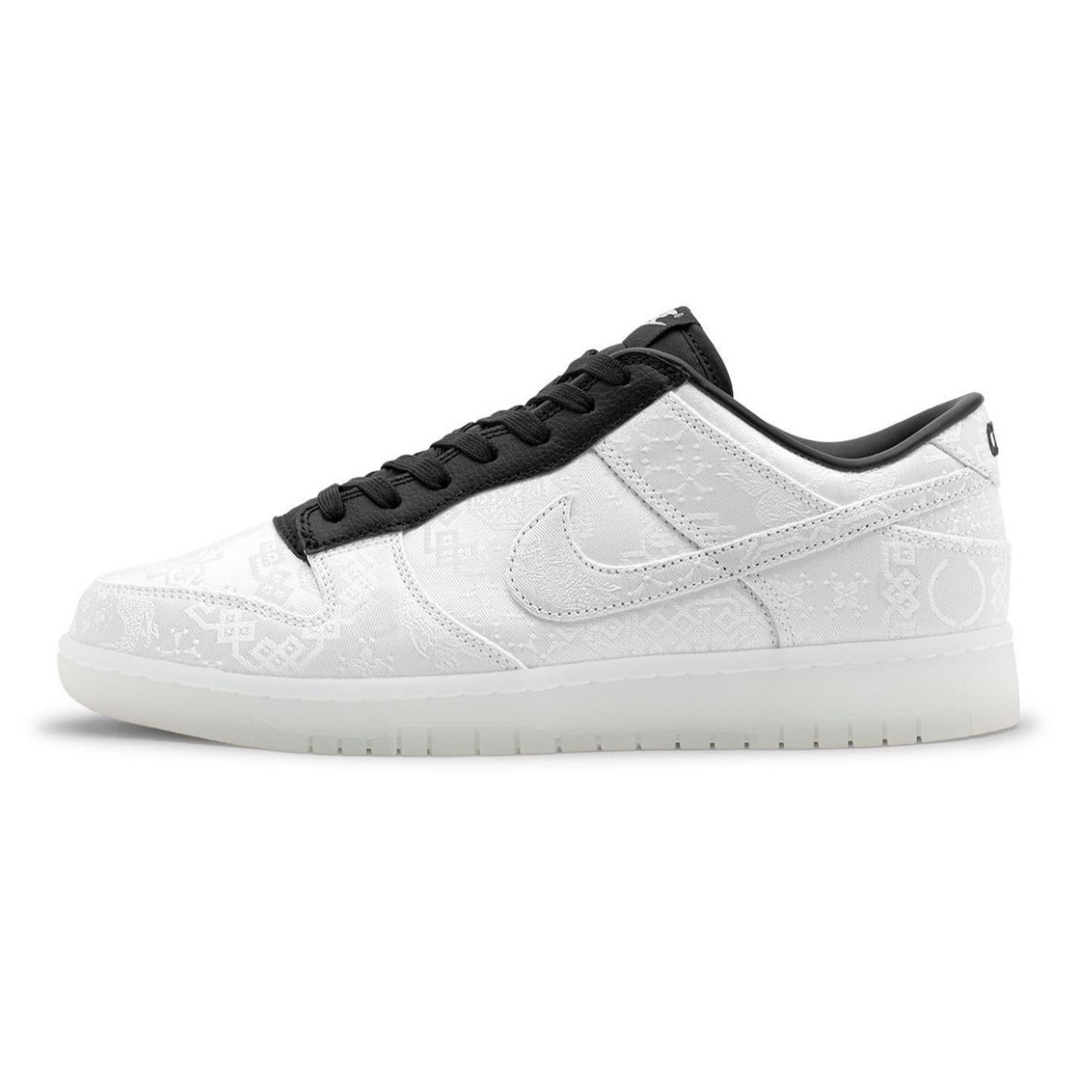 CLOT Fragment Nike Dunk Low Black and White 26.5cm FN0315-110-