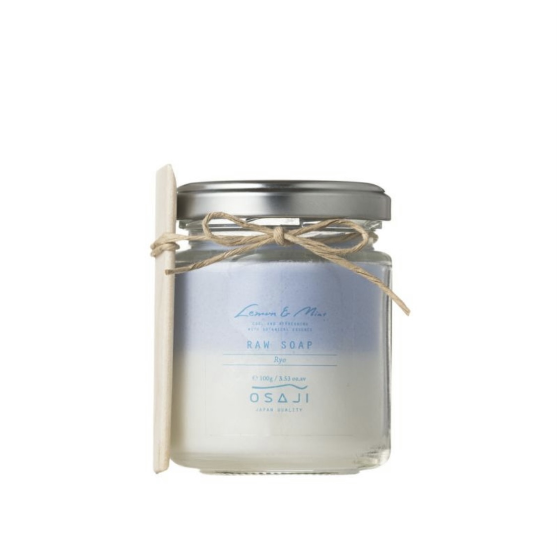 [限定] OSAJI Raw Soap Ryo 半熟石鹼潔面霜 檸檬薄荷香氣 100g