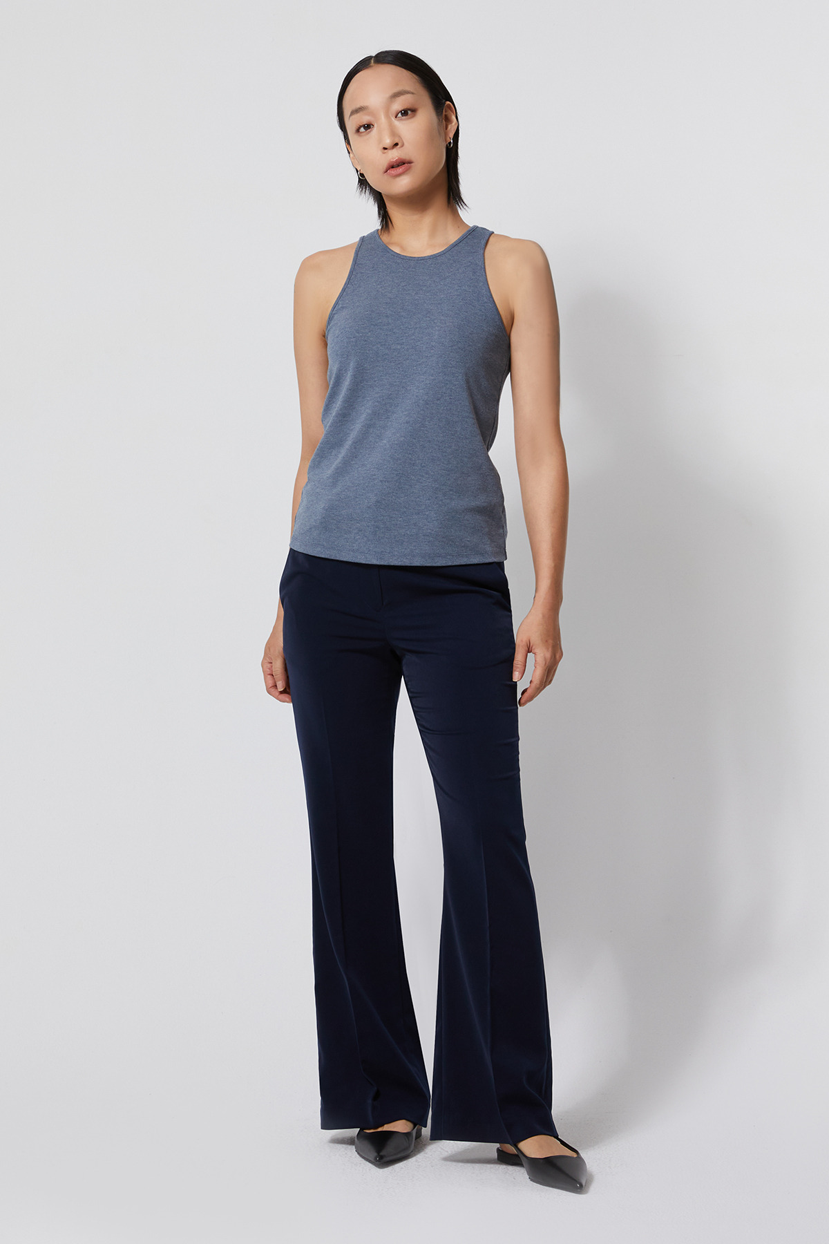 BREEZE 中腰喇叭褲 女（丈青）