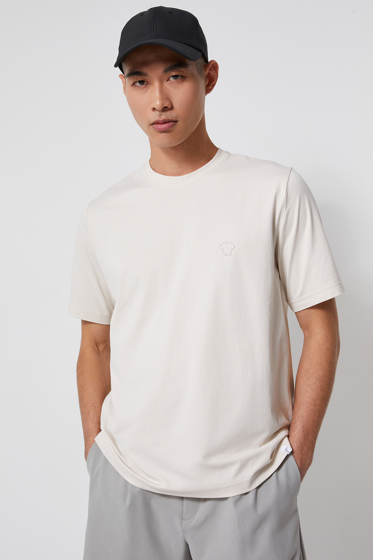 MONO 短袖T-SHIRT 男（燕麥）