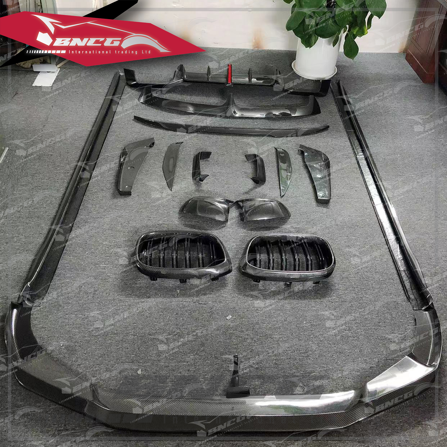 寶馬 BMW SUV系列 X4M F98 卡夢 碳纖維 外觀件 空力套件 Karbel款 前下巴 側裙 後下巴 後包角 頂翼 尾翼 前風口 前風刀 後照鏡殼 水箱罩