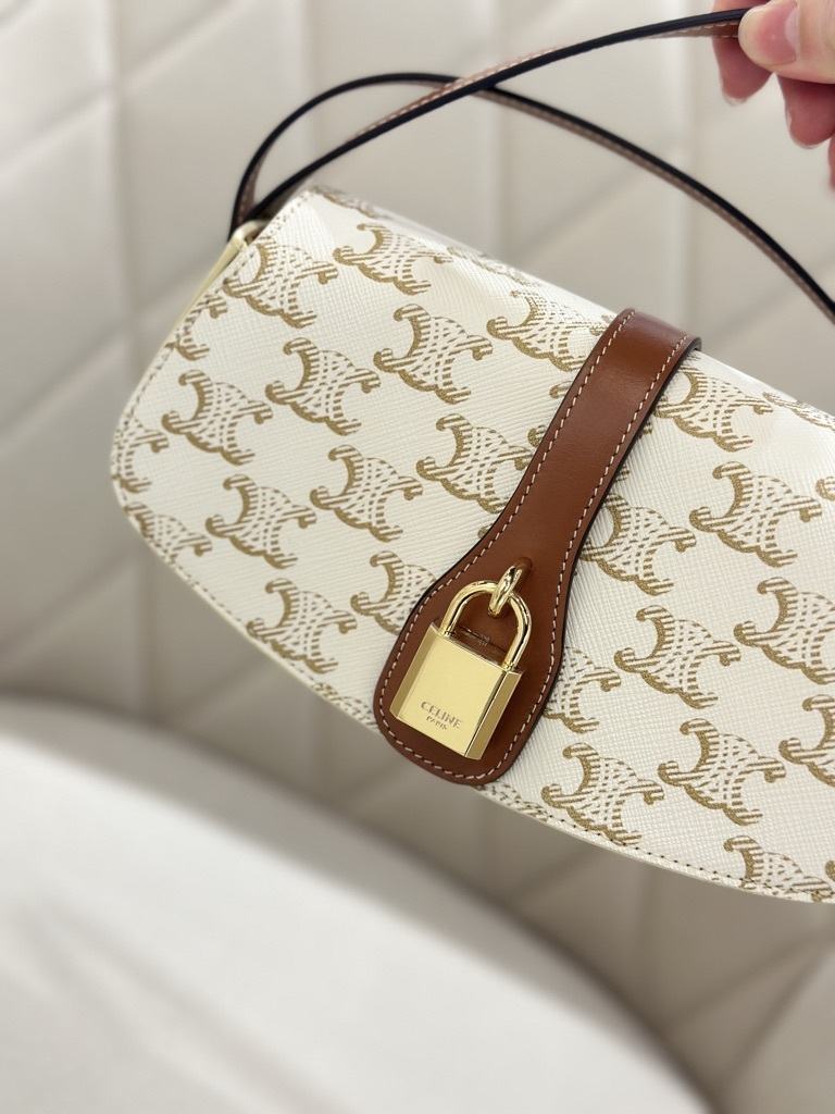 CELINE Clutch On Strap Tabou