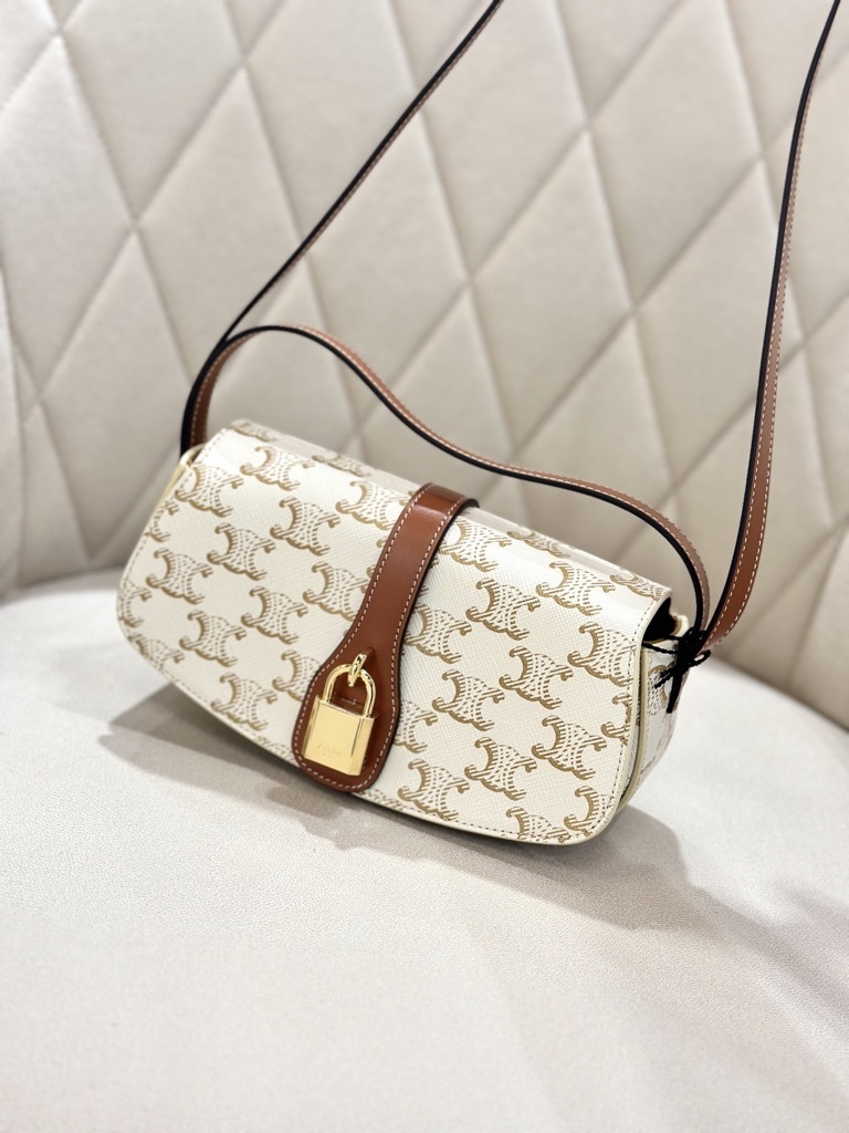 CELINE Clutch On Strap Tabou