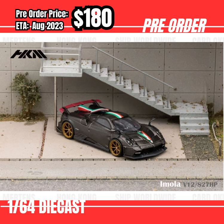 PO-$180 * HKM * 1:64 Imola Carbon Black [OD16/06]