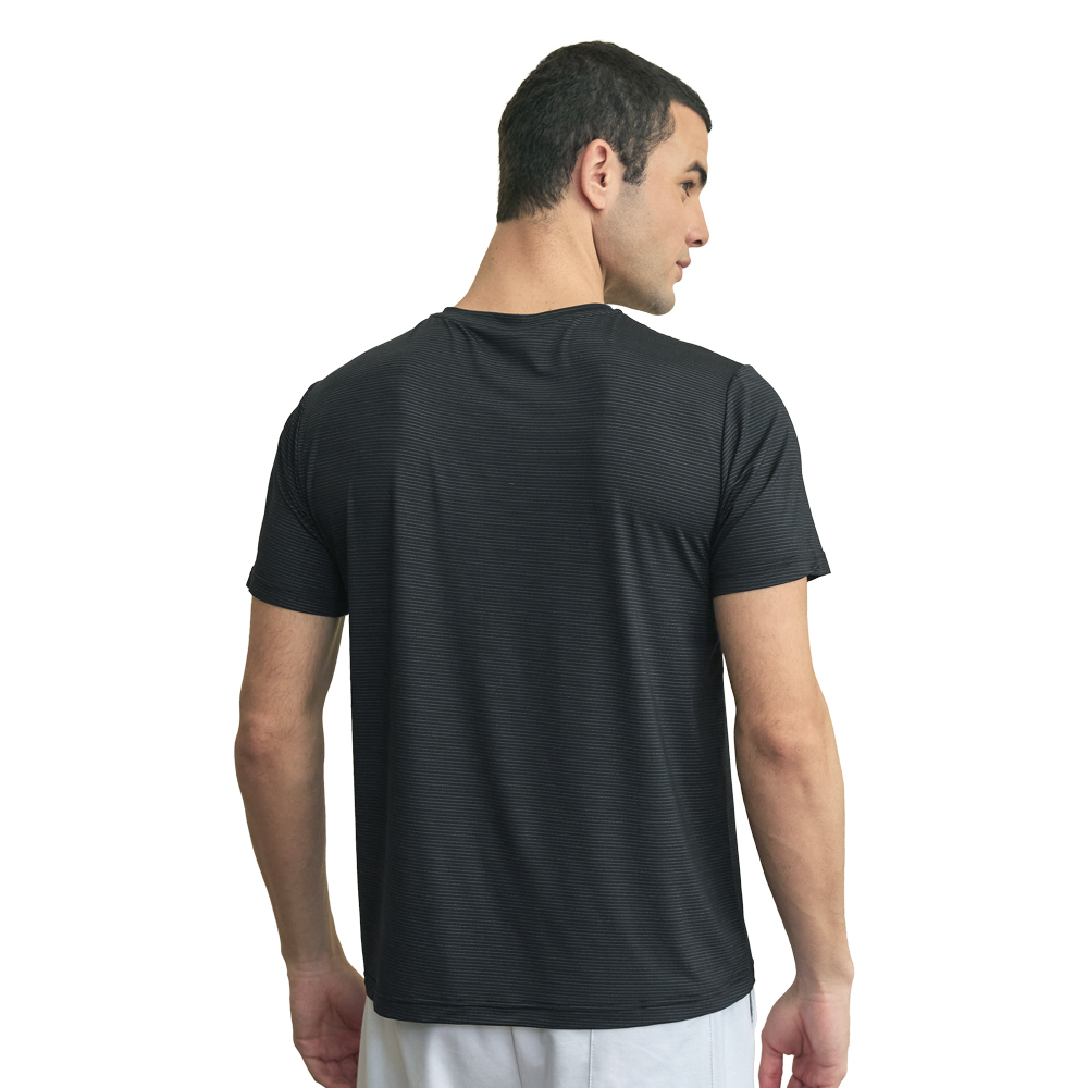 【京美】極致銀纖維袖衫 圓領-黑 一件