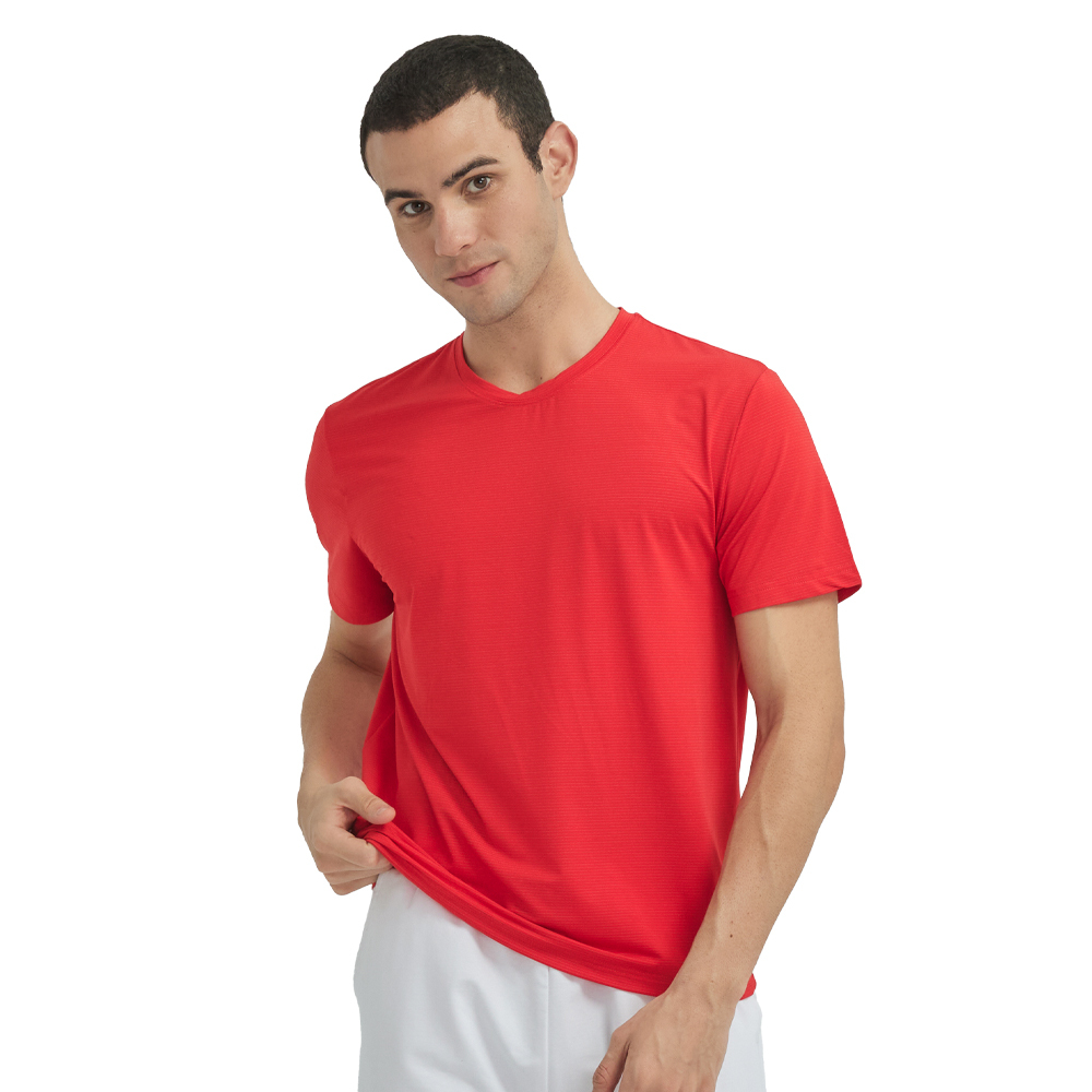 【京美】極致銀纖維袖衫 圓領-紅 一件