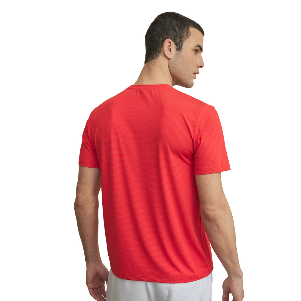 【京美】極致銀纖維袖衫 圓領-紅 一件