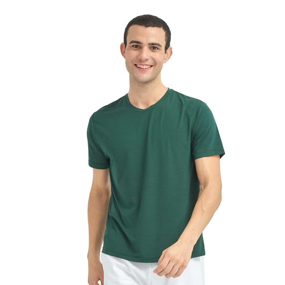 【京美】極致銀纖維袖衫 圓領-綠 一件