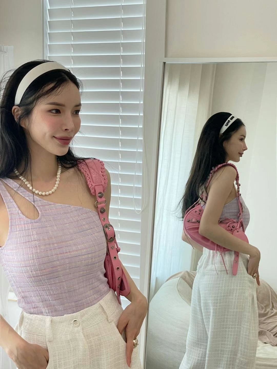 ♥︎斜肩Tweed vest *SPECIAL PRICE*