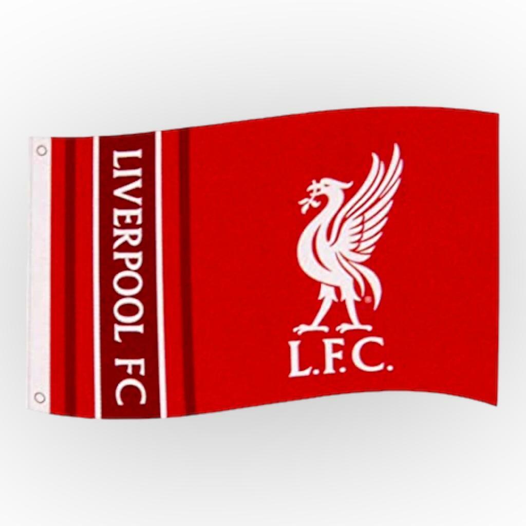 利物浦紅色會徽錦旗 (LFC會徽+文字)