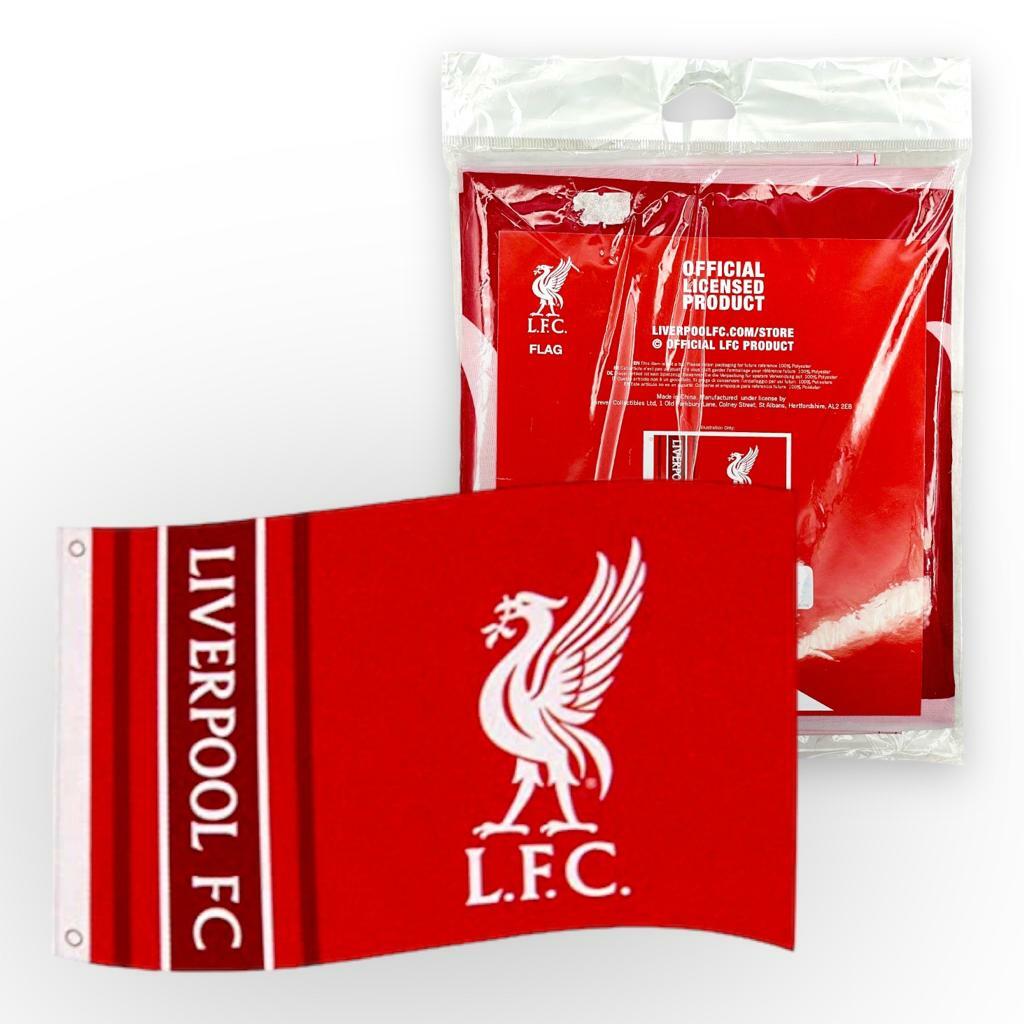 利物浦紅色會徽錦旗 (LFC會徽+文字)