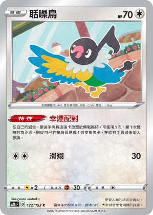 SC1bF 122/153 聒噪鳥