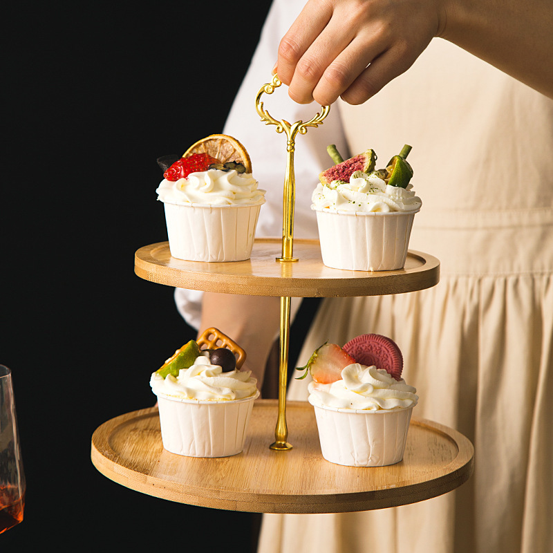 《2414》天然竹木多功能擺飾甜點盤