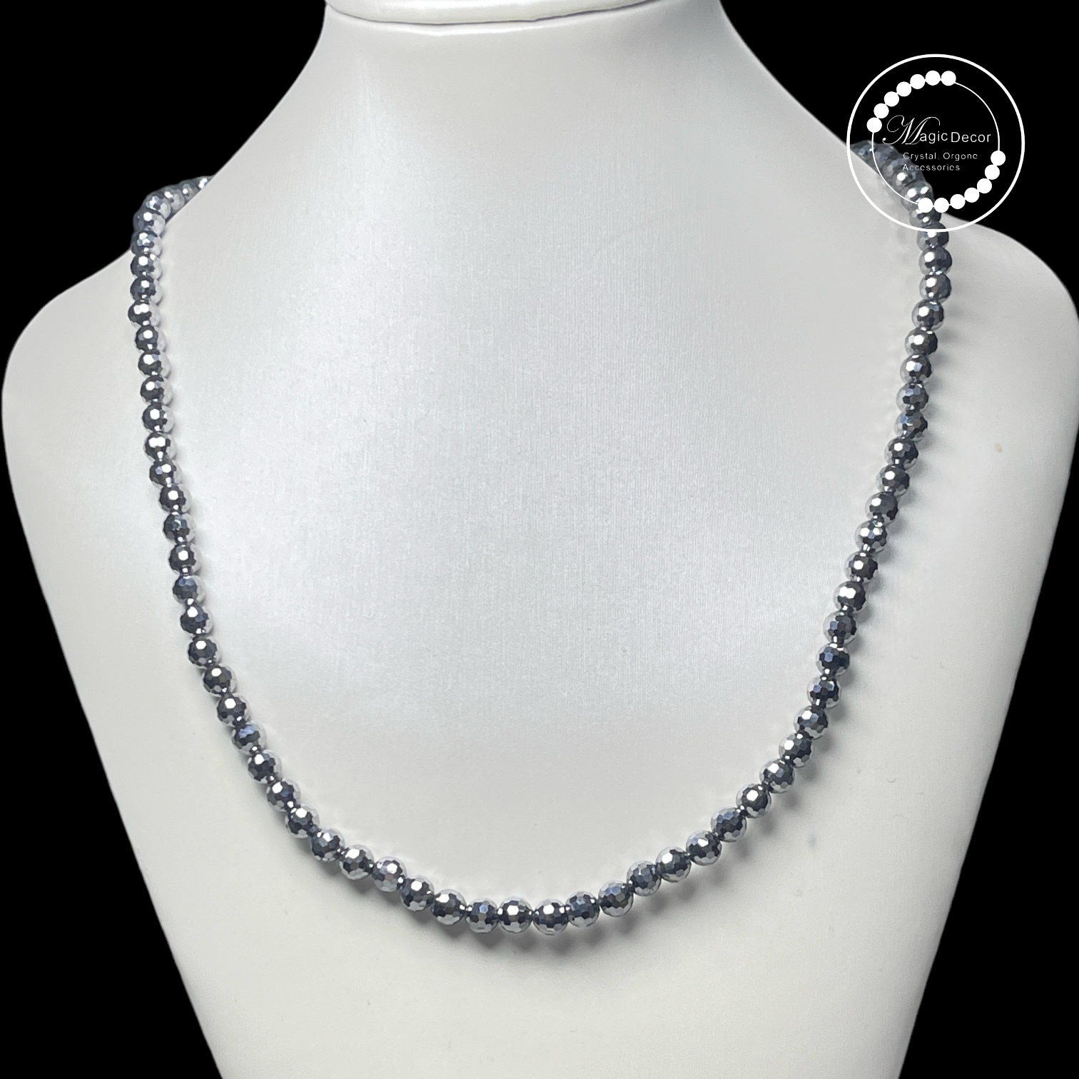 251013 - D40 5-6mm太赫茲珠寶切3圈頸鏈