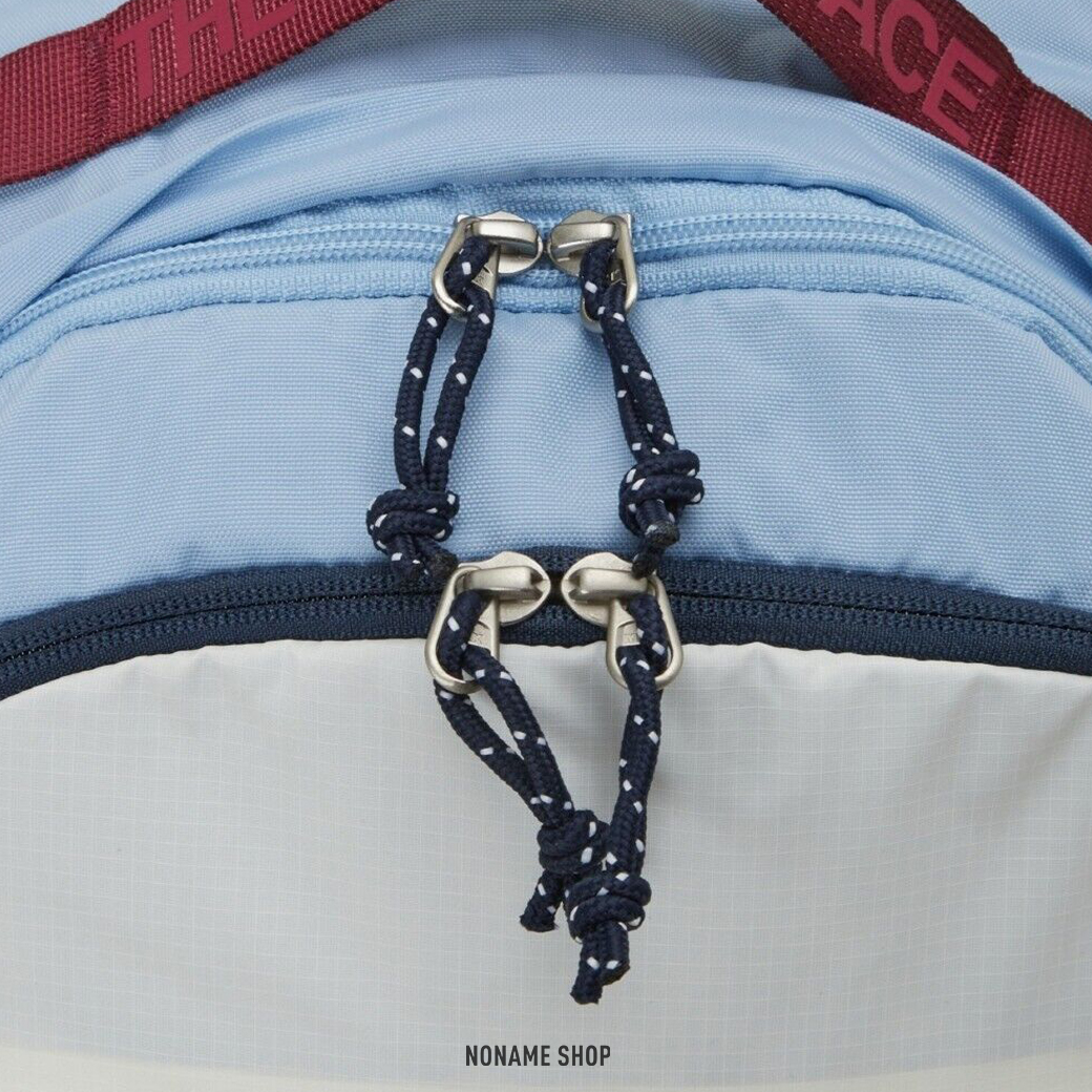 THE NORTH FACE TNF 韓版 北臉 尼龍 後背包 藍白