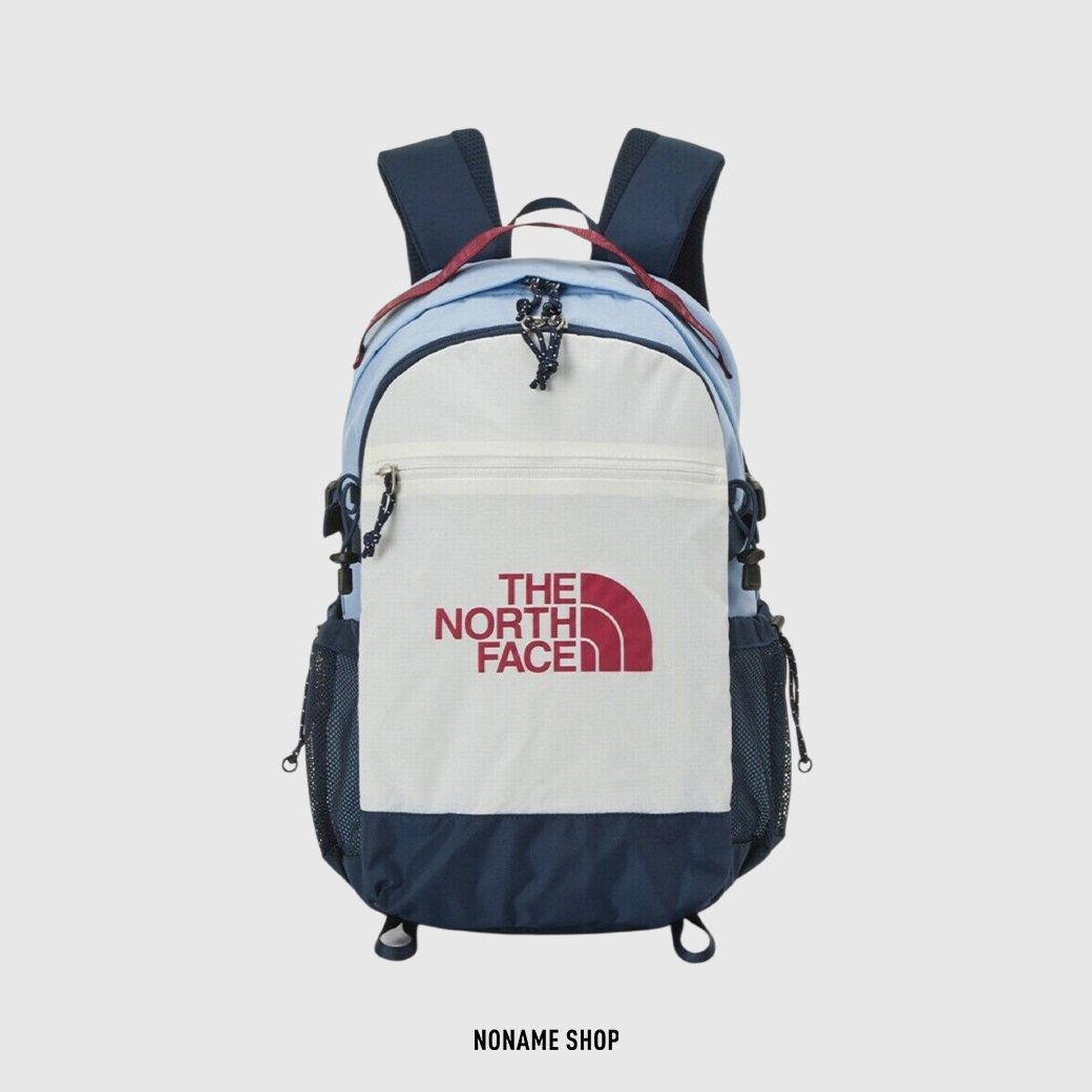 THE NORTH FACE TNF 韓版 北臉 尼龍 後背包 藍白