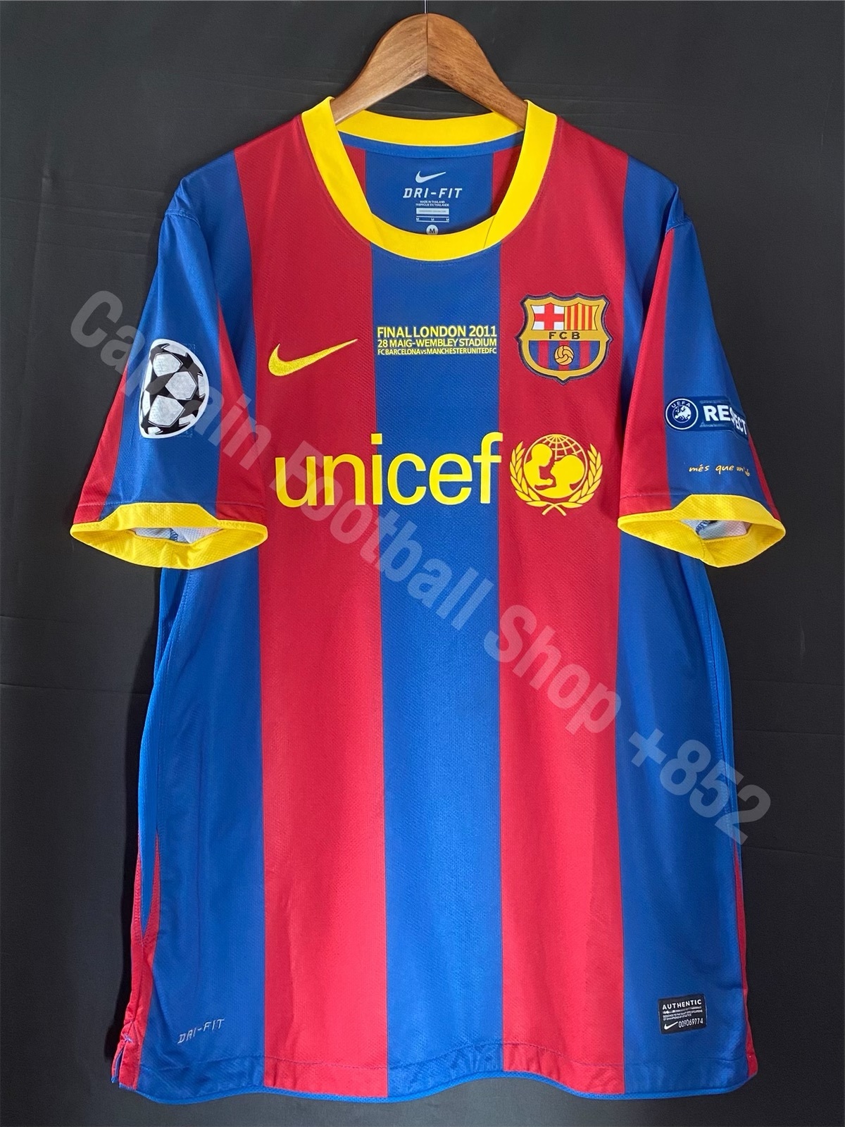 巴塞隆拿 2010-2011 Nike 歐聯決賽主場球衣 #10 MESSI