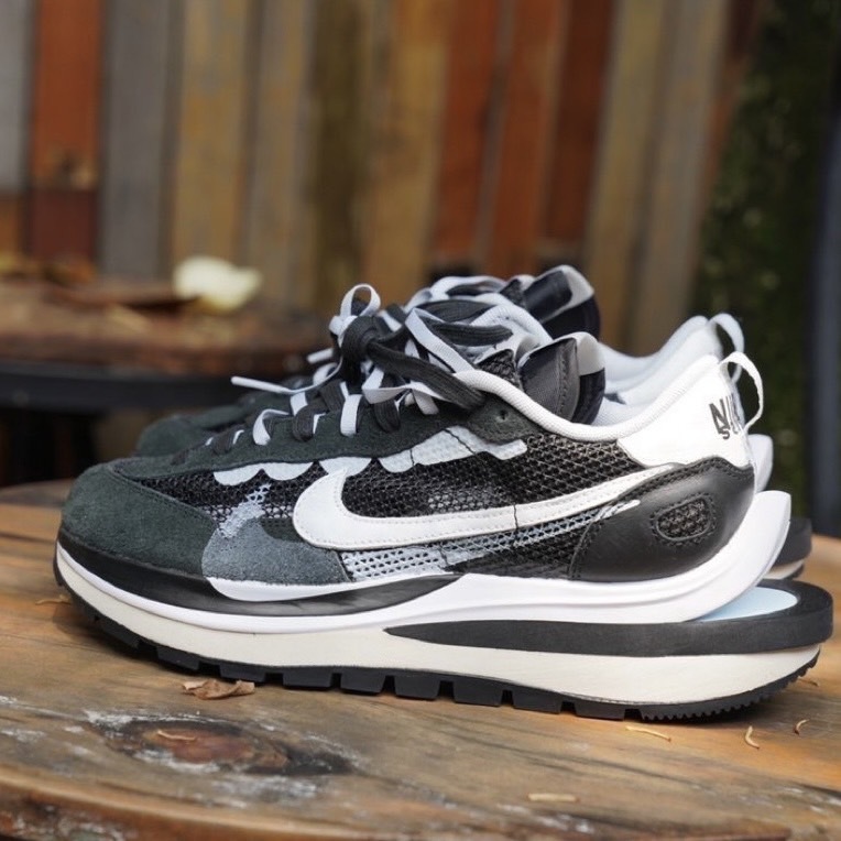Nike VaporWaffle x Sacai 黑白 聯名 雙勾 解構 男女鞋