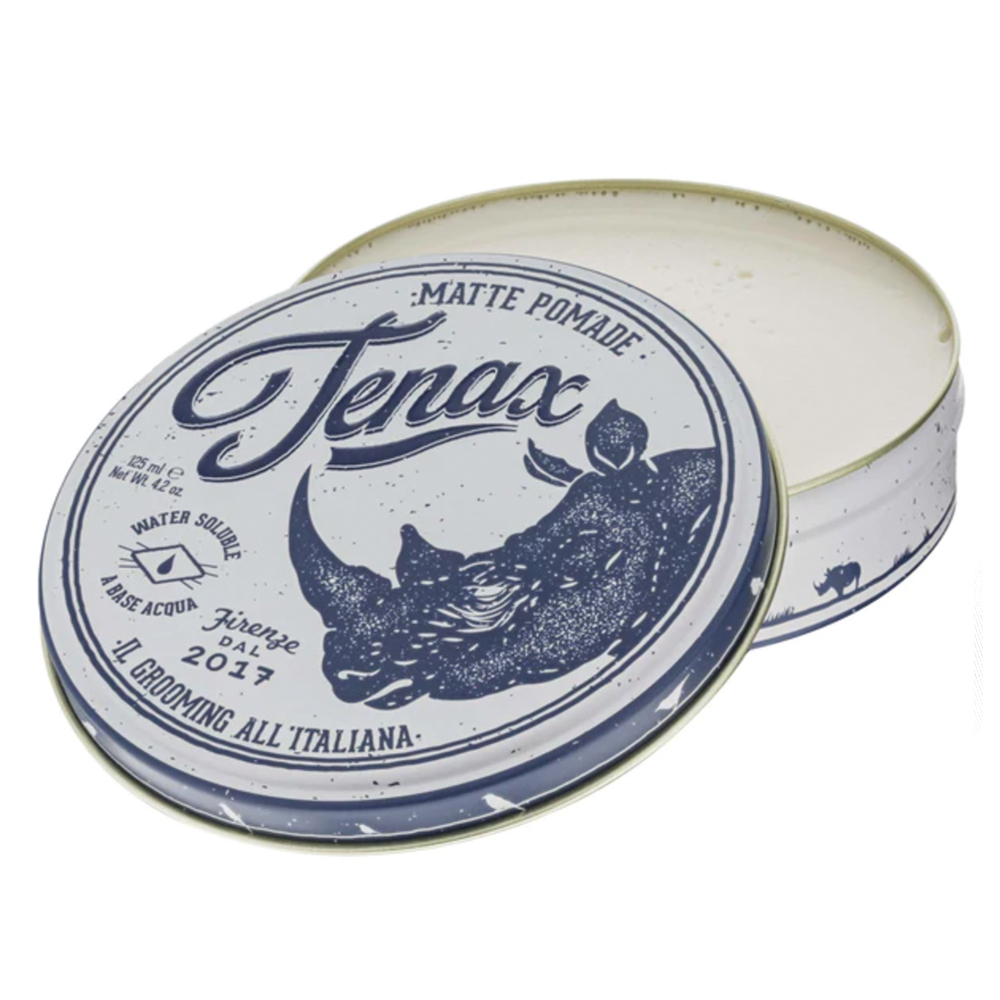 義大利 Tenax - 白犀牛 強力定型 水洗式髮油（無光澤）