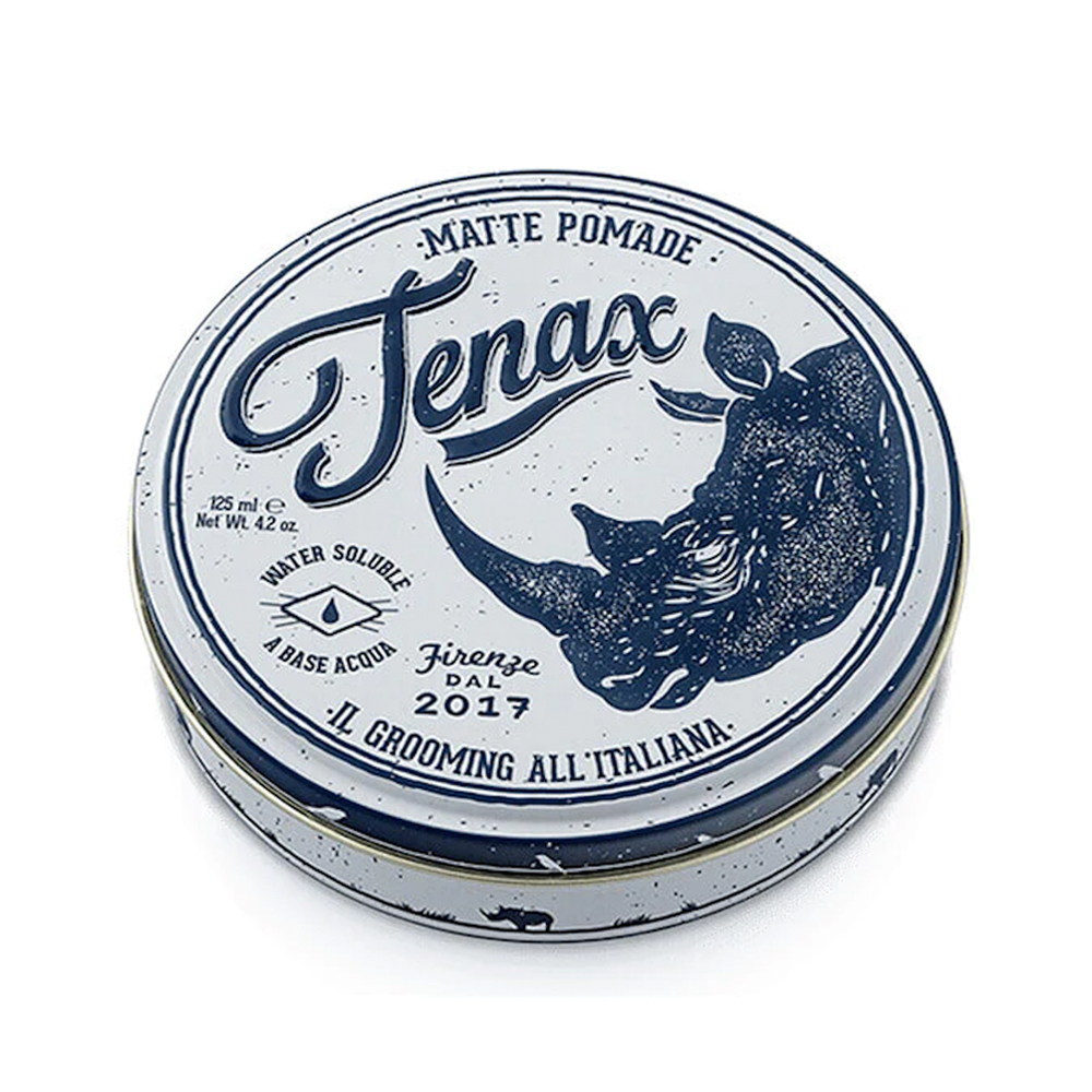 義大利 Tenax - 白犀牛 強力定型 水洗式髮油（無光澤）