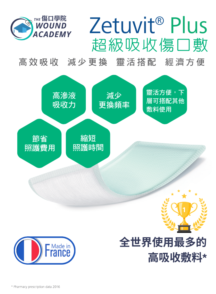 Zetuvit Plus 超吸收敷料墊 (10倍吸收量)