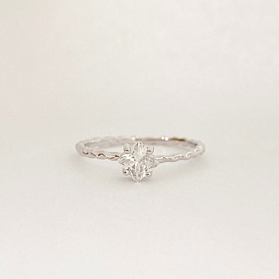 珍鑽指引 純銀戒指