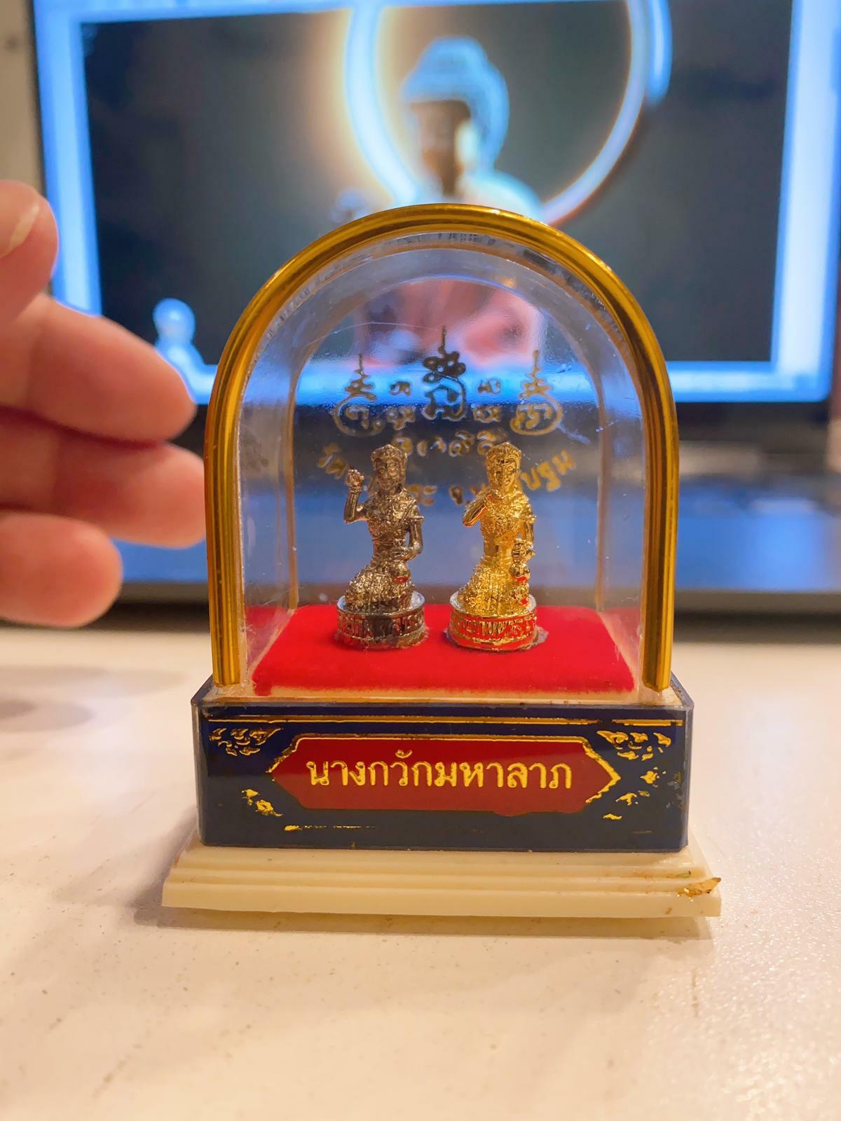 龍婆本廟 金銀招財女神迷你尊座