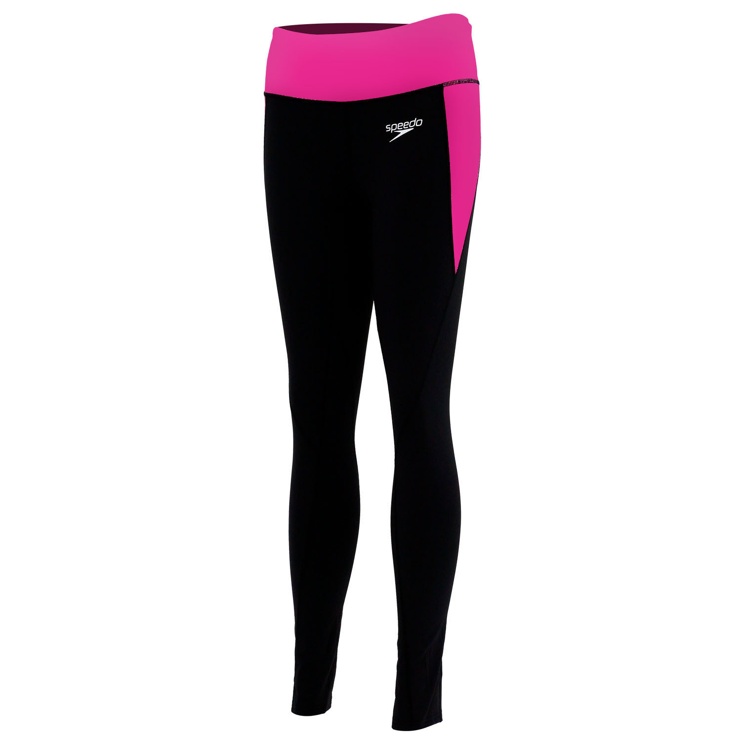 少女/女士功能長褲 - 黑/粉紅