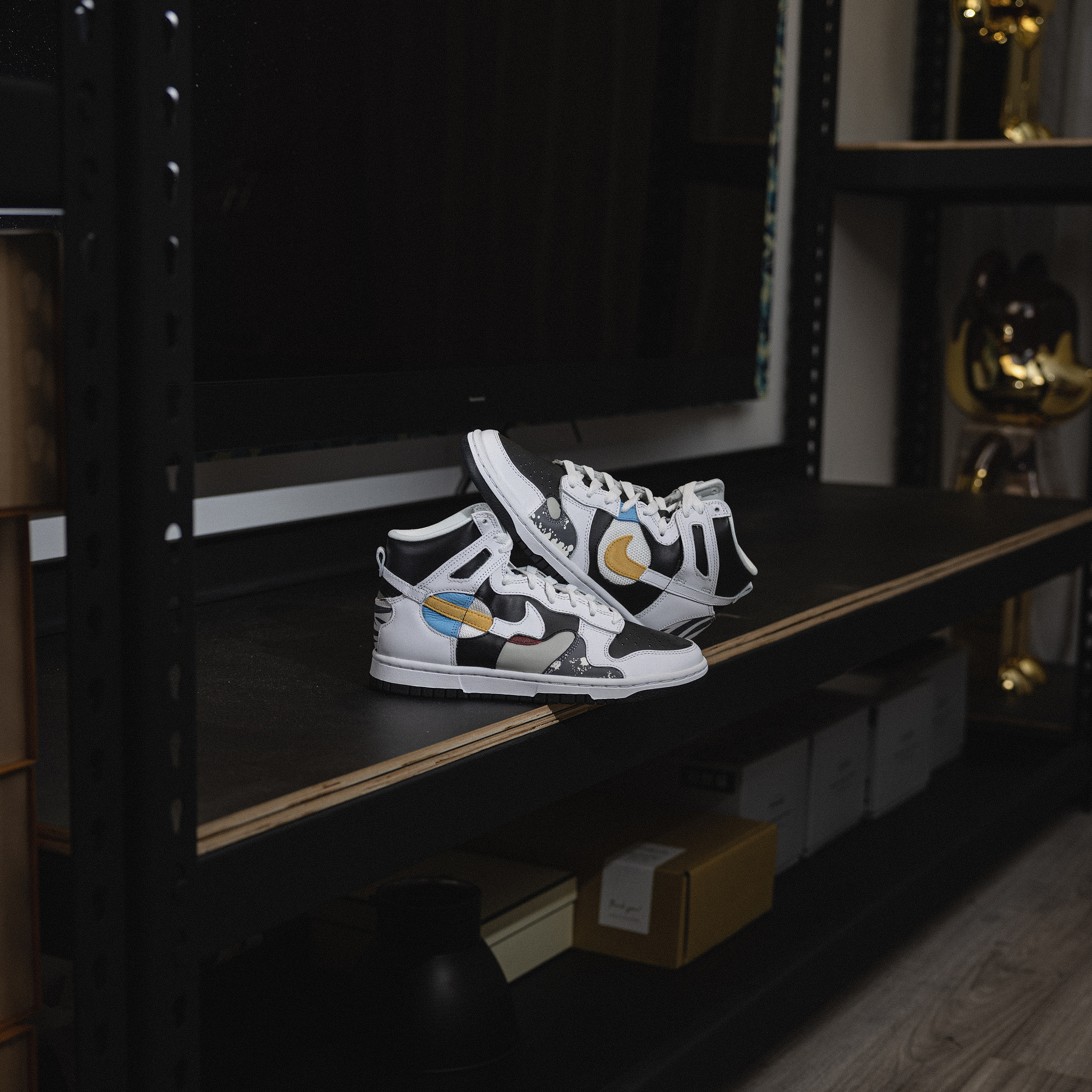 -(C1b)-WMNS NIKE DUNK HIGH LX “SEE THROUGH WHITE BLACK”-DZ7327 001