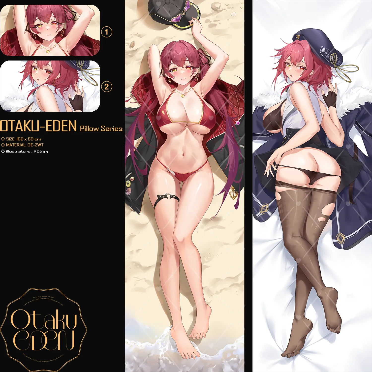 「同人代購」FF41 宝鐘マリン Houshou Marine <PDXen> 等身抱枕