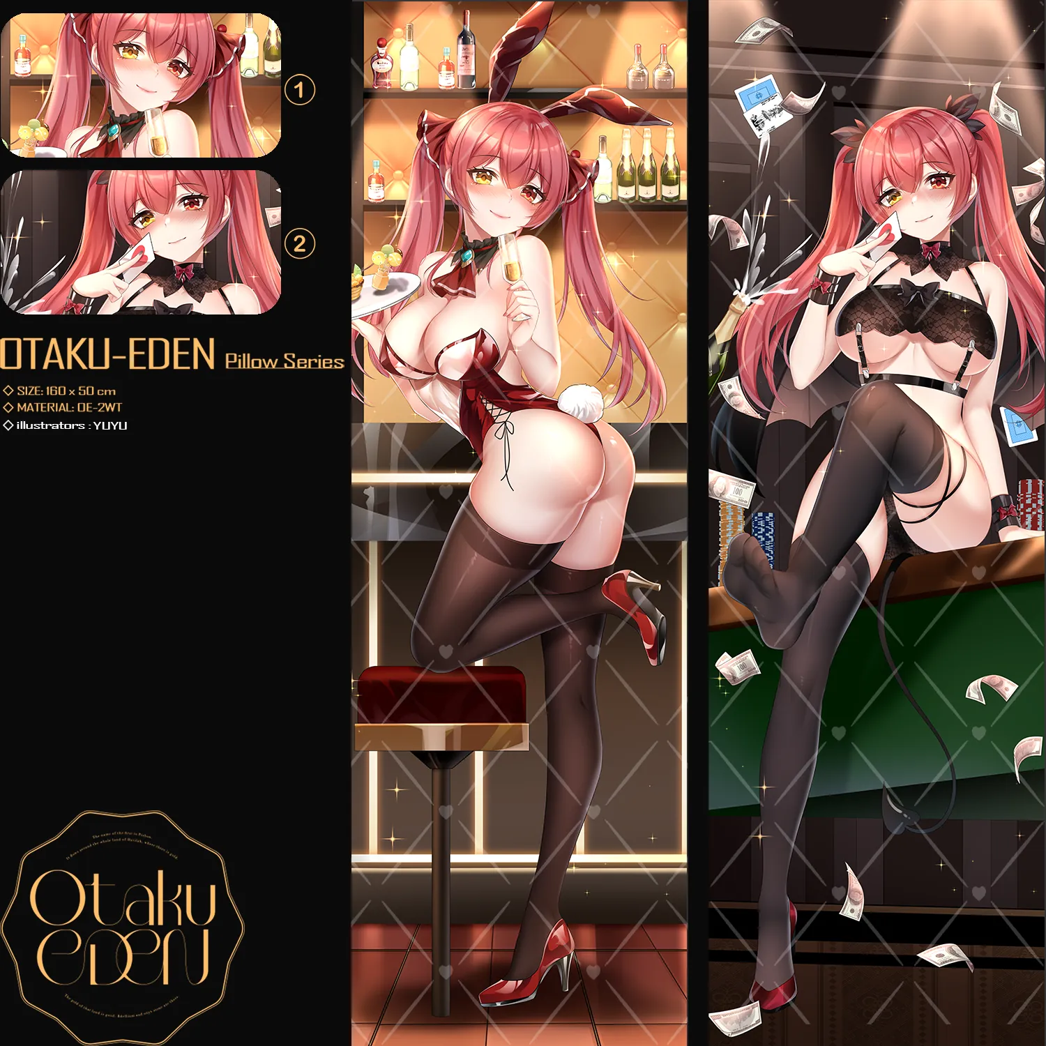 「同人代購」FF41 宝鐘マリン Houshou Marine <BUNNY VER.> 等身抱枕