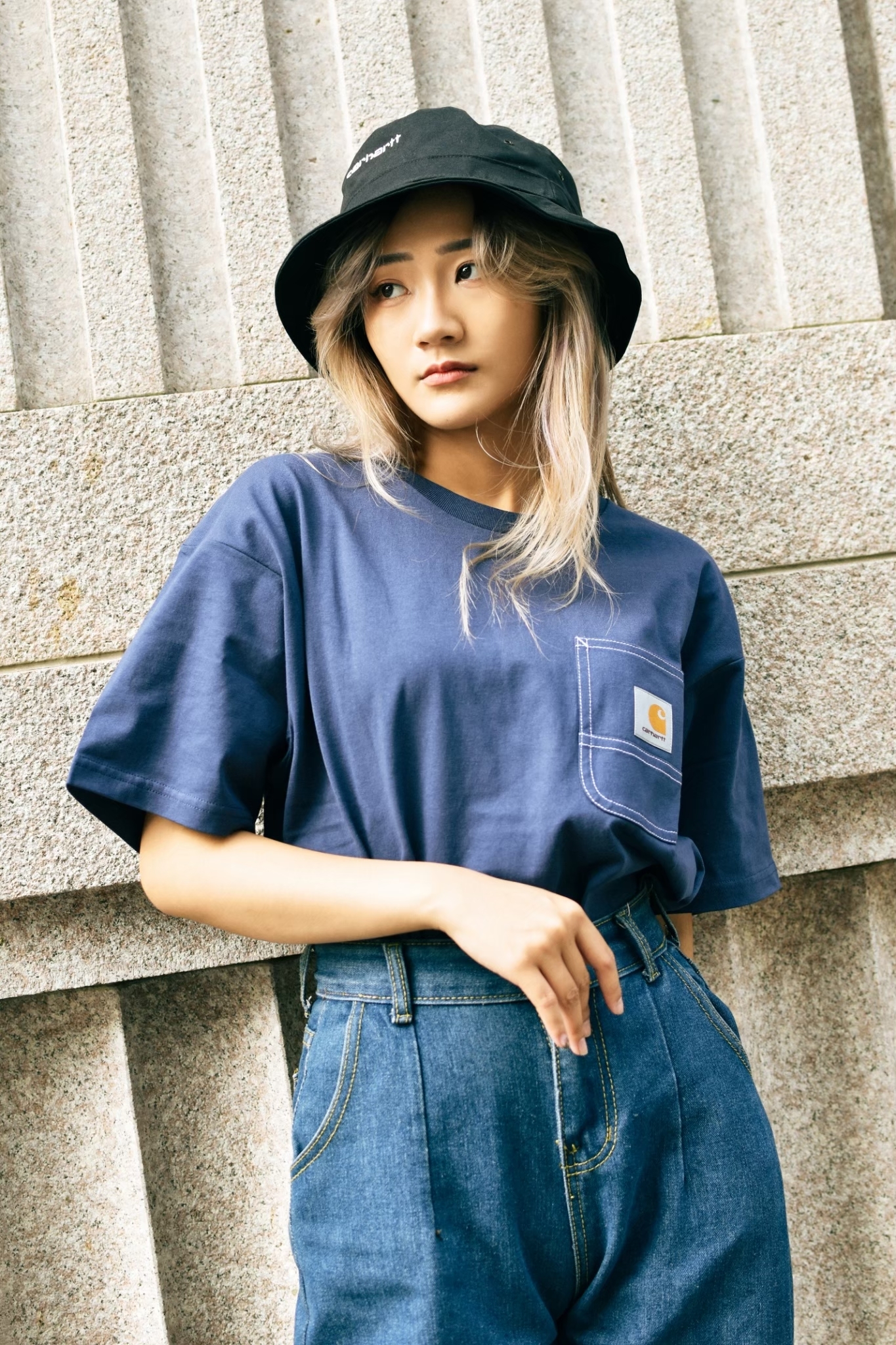 ☆ETW☆【EASY TO WEAR】歐版 CARHARTT WIP  Work Pocket T-shirt 口袋 短T 車線 口袋T TEE 車縫 縫線